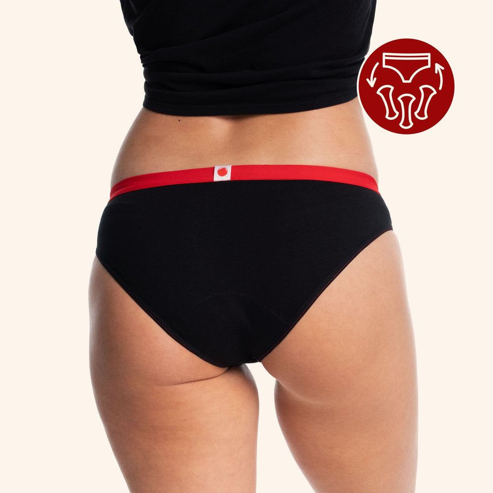 Culotte menstruelle Bikini de dos