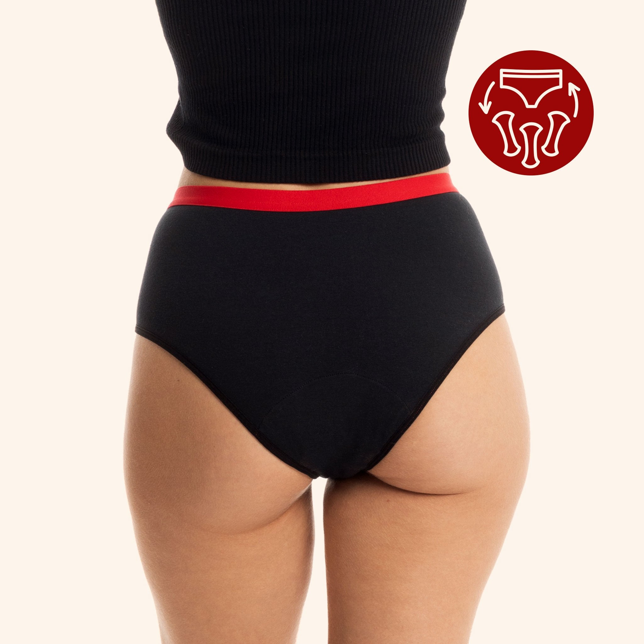 Fashion (Skin)New High Waist Thermal Panties For Women Flat Belly Shaping Panties  Seamless Boxer Safety Shorts Period Menstrual Underwear Lady SCH