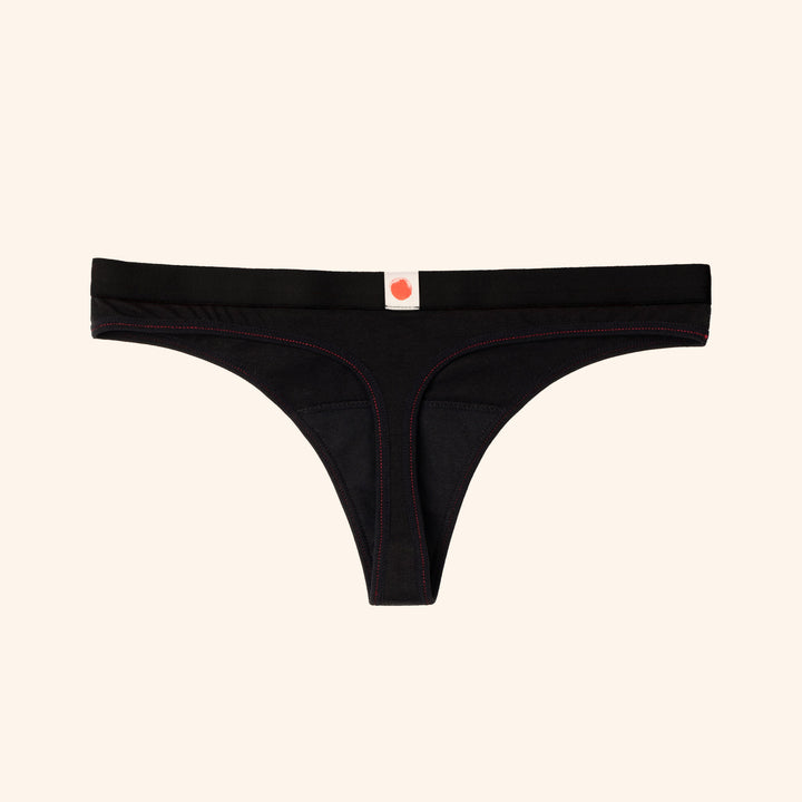 La Thongy Noire ✦ Culotte menstruelle