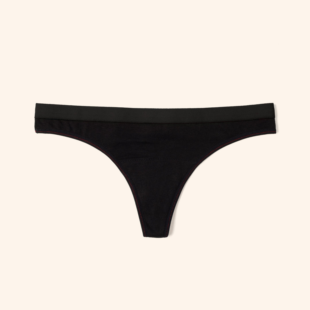 La Thongy Noire ✦ Culotte menstruelle